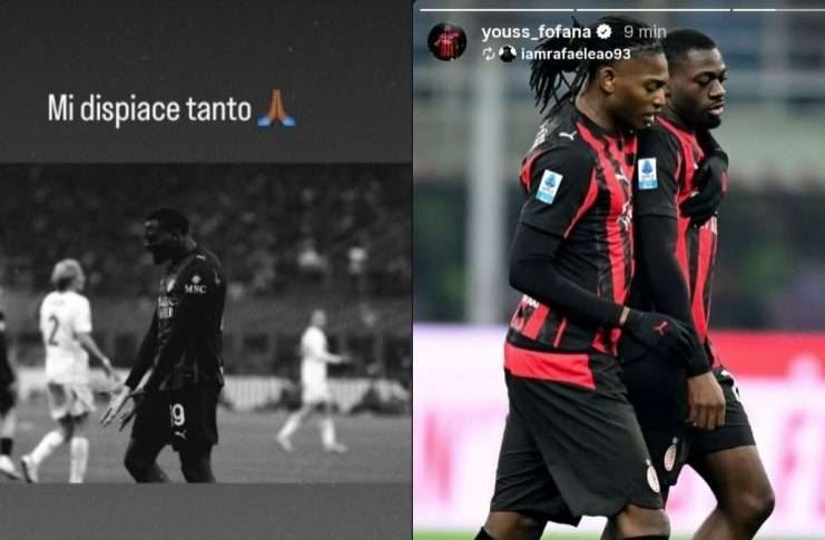 bob半岛体育官方网站-关键球滑倒错失进球！米兰中场福法纳社媒发文道歉，随后删除